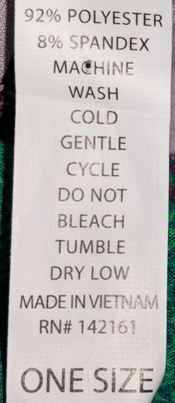 NWOT LULAROE ABSTRACT ONE SIZE LEGGINGS. - Picture 5 of 7